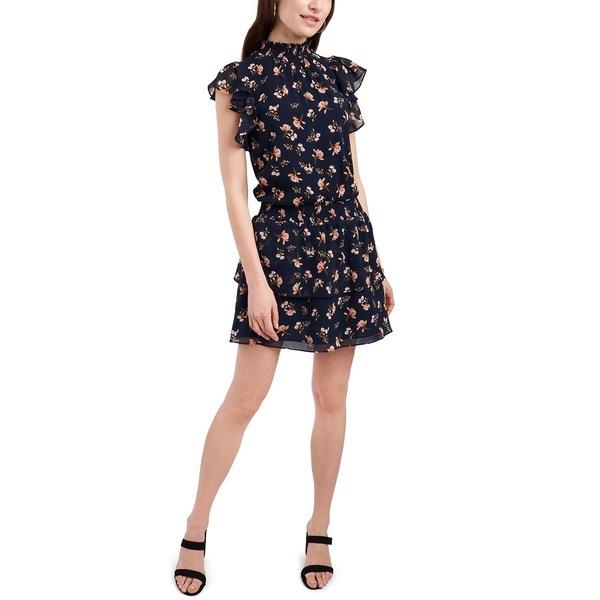 通販 高島屋 ワンピース ワンステイト レディース トップス Twilight Smocked Neck N1me Flutter Sleeve Floral Dress グット Jlt Polinema Org