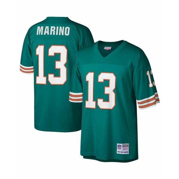 ~b`F&amp;lX jtH[ gbvX Y Men's Dan Marino Aqua Miami Dolphins Legacy Replica Jersey Aqua