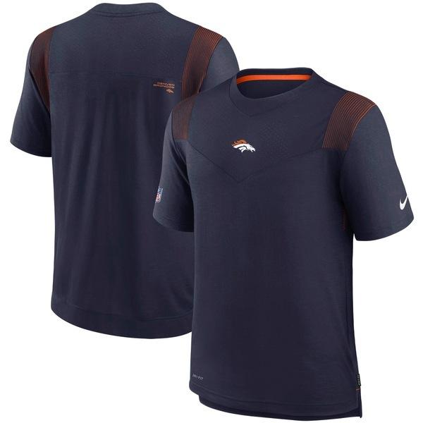iCL TVc gbvX Y Denver Broncos Nike Sideline Player UV Performance TShirt Navy