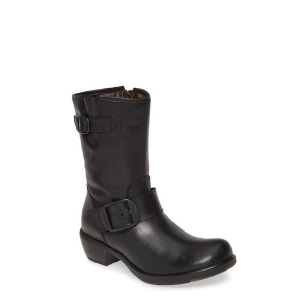 フライロンドン ブーツ レインブーツ シューズ レディース レディース Myst レディース Bootie Black Black Leather 132sl5j5r8 196e Asty Shop2