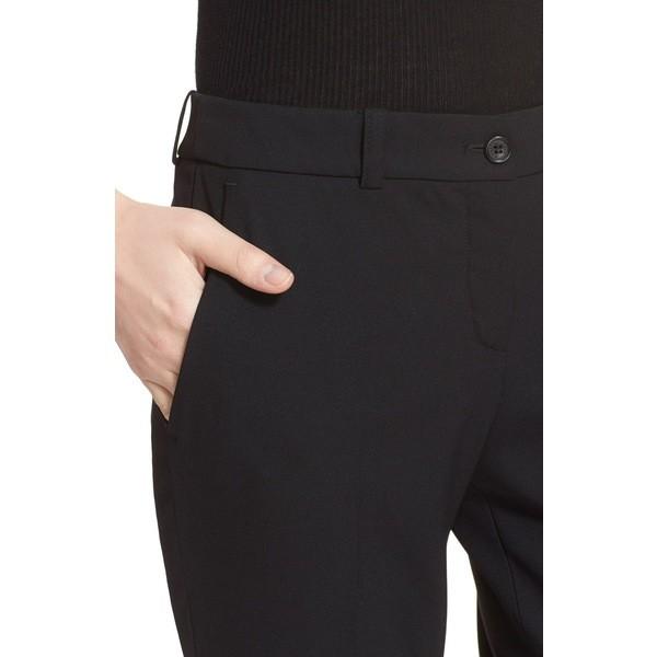 マイケルコース カジュアルパンツ ボトムス レディース Samantha Stretch Wool Straight Leg Pants Black Www Fooracles Com