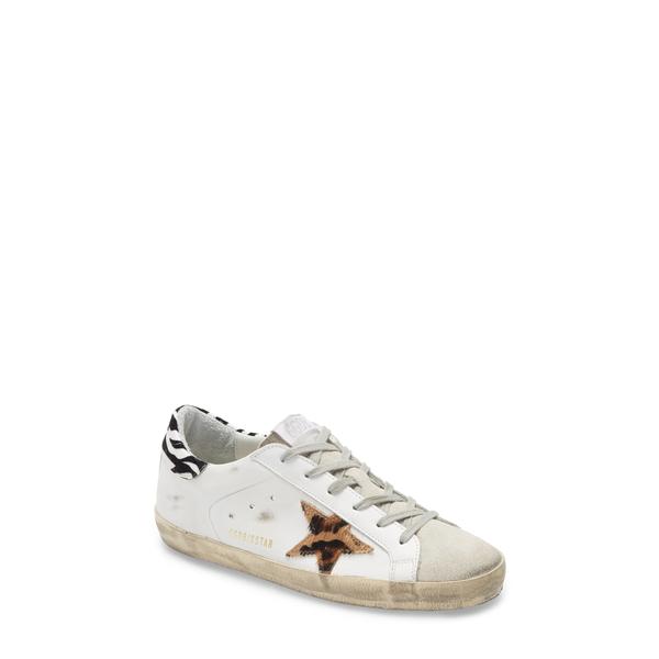 ゴールデングース スニーカー シューズ レディース Superstar Genuine Calf Hair Animal Print Sneaker White Leather Animal Print Www Grahamengineering Co Uk