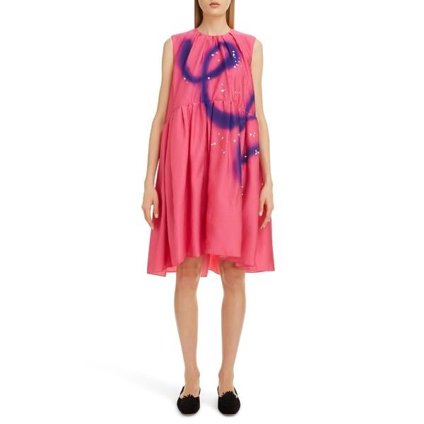 ロクサンダ ワンピース トップス レディース Scribble Print Pleated Shift Dress Candy Www Websoftdev Com