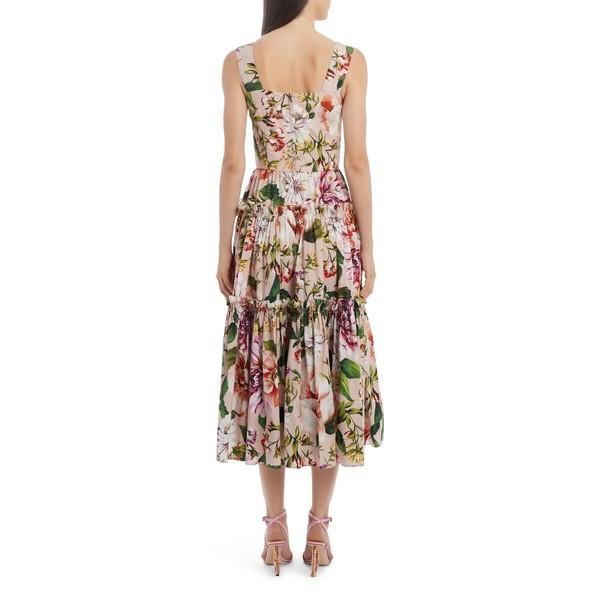 ドルチェ ガッバーナ ワンピース トップス Pink レディース Tiered Midi Floral Cotton Poplin ワンピース Midi Dress Hf1aj Pink Floral B4z8m7k64q N17r Asty Shop2
