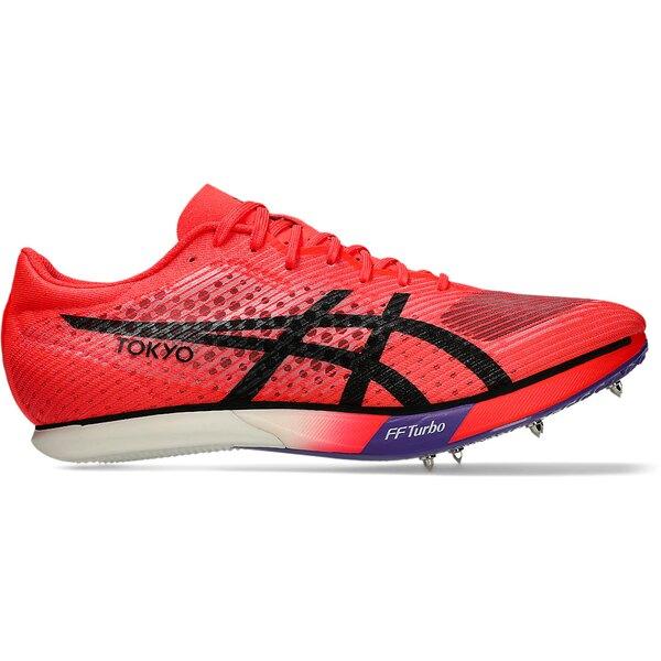 ASICS アシックス メンズ - スニーカー ASICS Metaspeed MD Flash Red Black 【US_7.5(25.5cm) 】