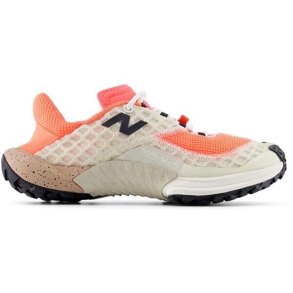 New Balance ニューバランス レディース スニーカー New Balance Minimus Trail Urgent Red Linen Flat Taupe (Women's) 【サイズ US_W_10.5】