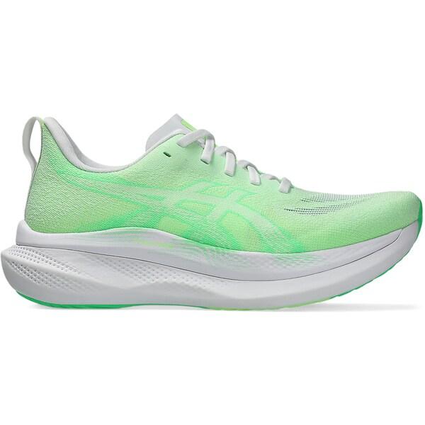 ASICS アシックス レディース スニーカー ASICS Glideride Max 2 White Vital Green (Women's) 【サイズ US_W_11.5】