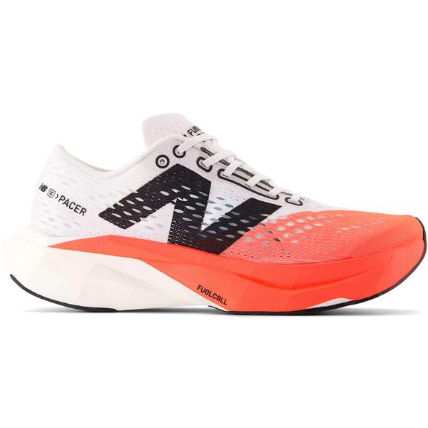 New Balance ニューバランス レディース スニーカー New Balance FuelCell SuperComp Pacer v2 Urgent Red White Black (Women's) 【サイズ US_7(24.0cm)】