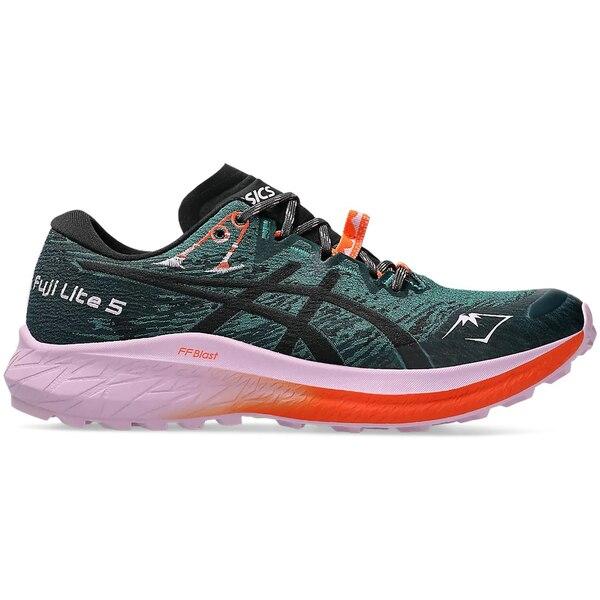 ASICS アシックス レディース スニーカー ASICS Fuji Lite 5 Rainy Lake Black (Women's) 【サイズ US_5(22.0cm)】