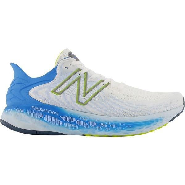 ニューバランス シューズ メンズ ランニング New Balance Men's Fresh Foam 1080 V11 Running Shoes White/Blue/Yellow