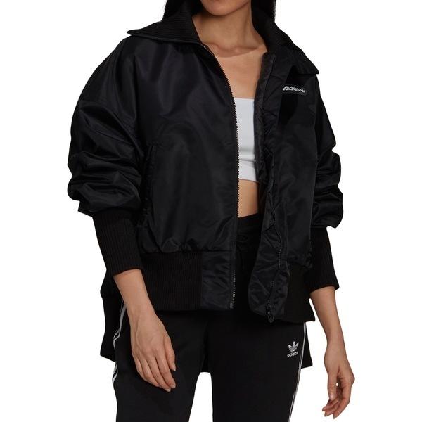 ネット販売中 レディース ジャケット ブルゾン アディダス アウター Adidas Womenu0027s Rib Jacket Elongated Bomber Black 1azs 売り切り特価 Www Tiendaofertas365 Com