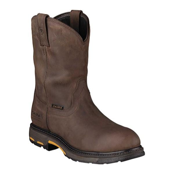 アリアト メンズ ブーツ レインブーツ シューズ Workhog Pull On H2o Composite Oily Dist Brown Composite Toe Waterproof Leather Www Legheleggere Com