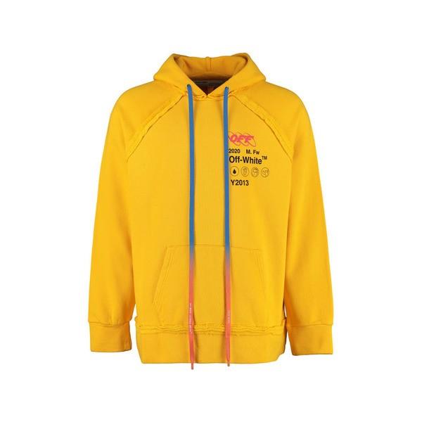 オフホワイト パーカー スウェットシャツ メンズ アウター Off White アウター Fleece パーカー Yellowblack Yellowblack