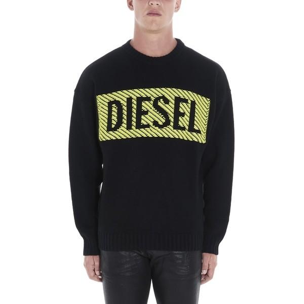 ディーゼル ニット セーター Black メンズ メンズ Diesel アウター