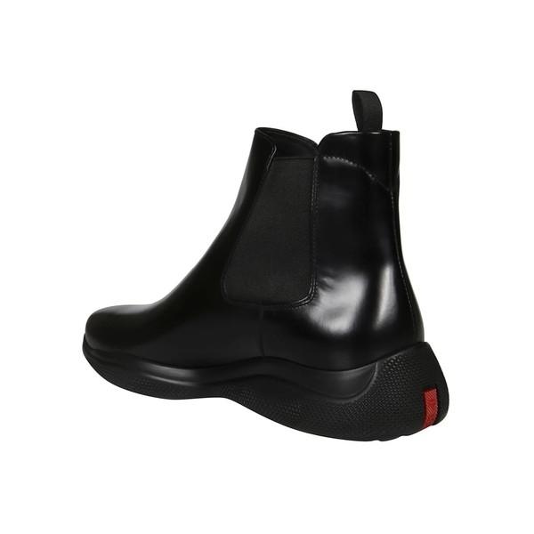プラダ Boots ブーツ ブーツ レインブーツ メンズ シューズ Prada Brushed Ankle Boots Ankle Black 48 11o8cnsek1 0236 海外インポートファッション Asty