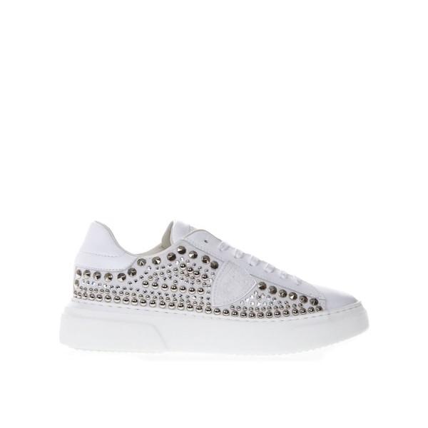 スニーカー フィリップモデル Philippe スニーカー Temple レディース Leather Temple White Studded White Studded シューズ Asty Sneakers Model 48 13q9jrvrcv 16a7 海外インポートファッション