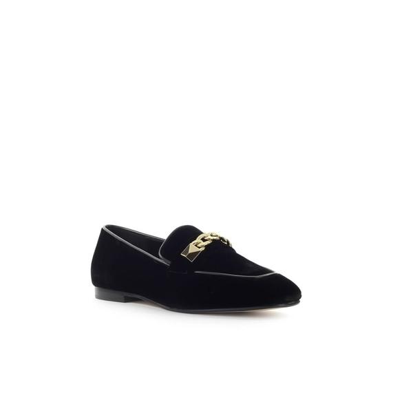 マイケルコース レディース シューズ Kors Galloway Loafer Michael ファッション Michael Velvet Balck パンプス シューズ Blackblack 48 17g7v660lg fe 海外インポートファッション Asty