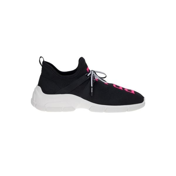 プラダ スニーカー レディース シューズ Prada Knit Sneakers Blackfuchsia Supersport Tn