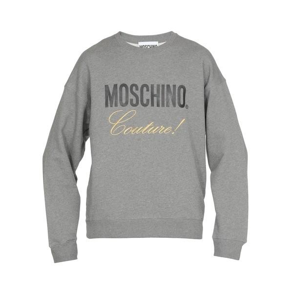 モスキーノ パーカー スウェットシャツ メンズ アウター Moschino Logo Sweatshirt Fantasyprintgrey Gouttierebrossard Ca