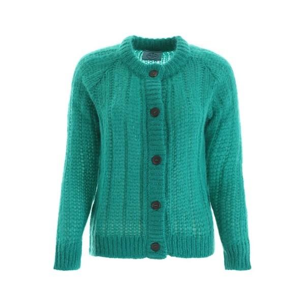 高級上質ブランドのプラダ ニット Amp セーター レディース レディース プラダ アウター Prada レディース Ribbed Cardigan 経典ブランド返品ok