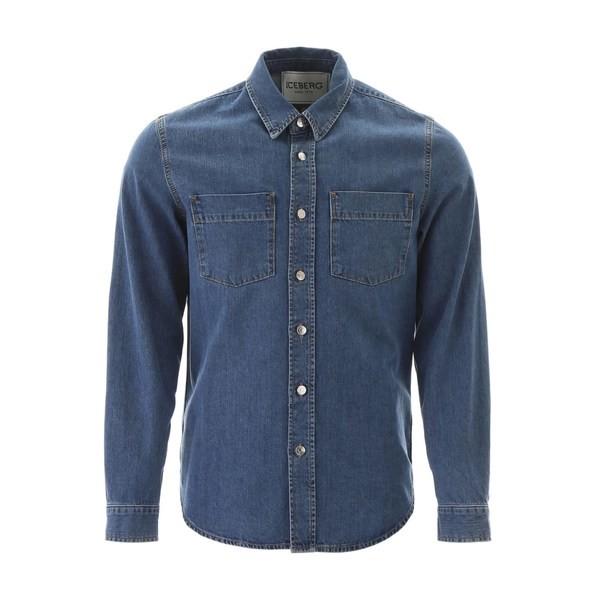 アイスバーグ シャツ メンズ トップス Iceberg Denim Shirt Indacoblue Www Womensobsession Com Index Php