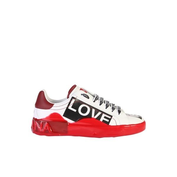 ドルチェ ガッバーナ スニーカー メンズ シューズ Dolce Gabbana Printed Sneakers White Supersport Tn