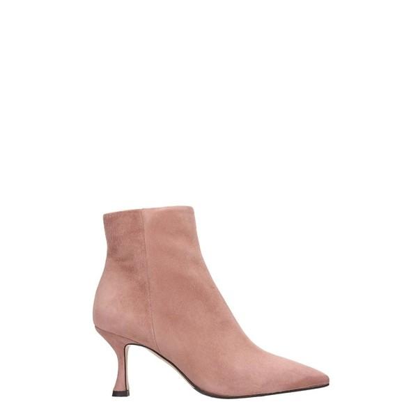 rose pink ankle boots