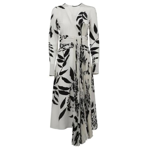 ロシャス ワンピース レディース Leaf トップス Rochas Leaf トップス Dress レディース Blackwhite