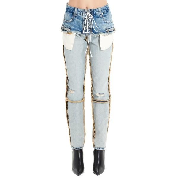 ベンタベルニティ デニム レディース ボトムス Ben Taverniti Unravel Project Jeans Lightblue Le 32 Com