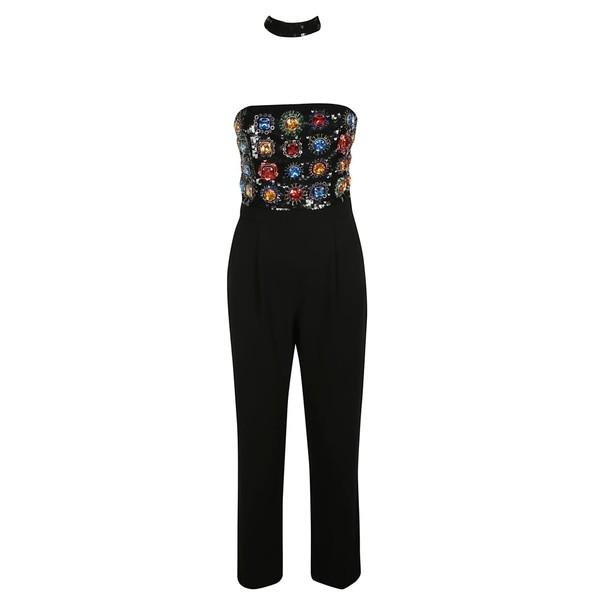 アリス アンド オリビア ワンピース レディース アンド トップス Blackmulticolor トップス Alice Olivia Embellished Jumpsuit Blackmulticolor