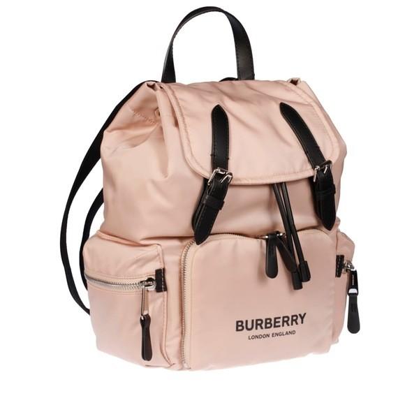 バーバリー バックパック リュックサック レディース バッグ Burberry Medium Logo Print Backpack Rosebeige Jsonic Ca