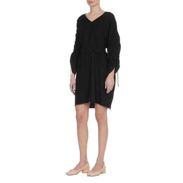 新発一番人気のマルタンマルジェラ ワンピース レディース レディース トップス Maison With Margiela Dress With Belt Black Black 48 3ra2pjhkeb 5pah 海外インポートファッション Asty人気特価新品入荷の