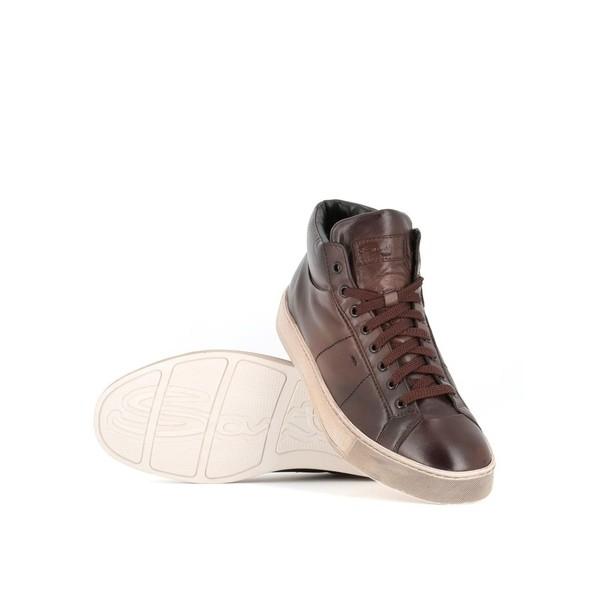 サントーニ スニーカー スニーカー Hi Top Brown Sneakers Asty メンズ Santoni シューズ スニーカー Santoni 48 9annor914i 048c 海外インポートファッション 超歓迎品質のいい