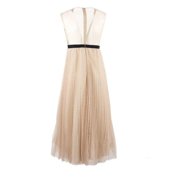 爆安 レッドヴァレンティノ ワンピース レディース トップス Red Valentino Pink Tulle Point D Esprit Dress 信頼上品