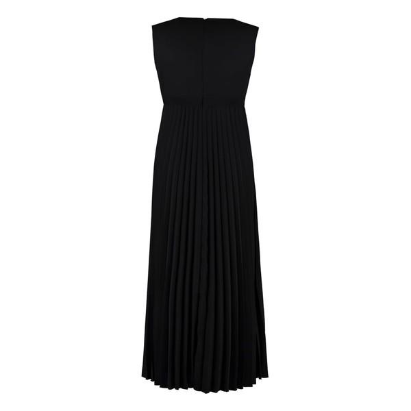 レッドヴァレンティノ レディース ワンピース ファッション レディース トップス Red Valentino Pleated Midi Valentino Dress Black 48 al9bqg4x 6268 海外インポートファッション Asty