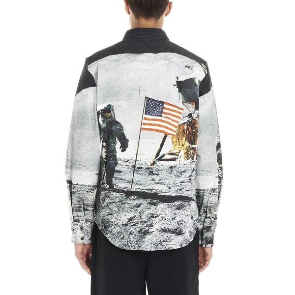 カルバンクライン Klein シャツ メンズ トップス Calvin Klein 長袖 Moon Landing Shirt トップス Multicolor 48 Bljn60rlmk 0e4a 海外インポートファッション Asty