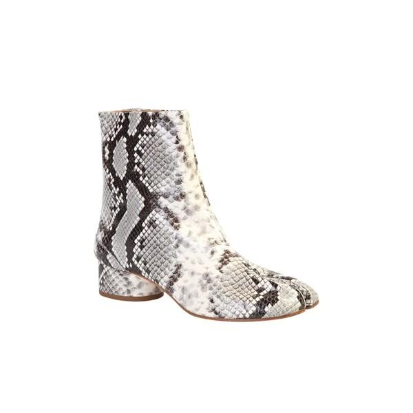 maison margiela snakeskin boots