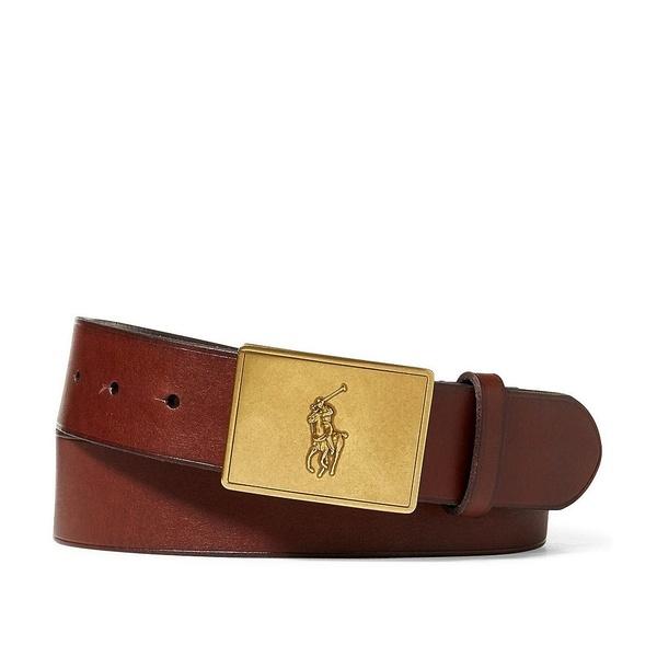 ラルフローレン メンズ ベルト アクセサリー Pony Plaque Leather Belt Brown 56 1zsuzxl2zn 048c 海外インポートファッション Asty 通販 Yahoo ショッピング
