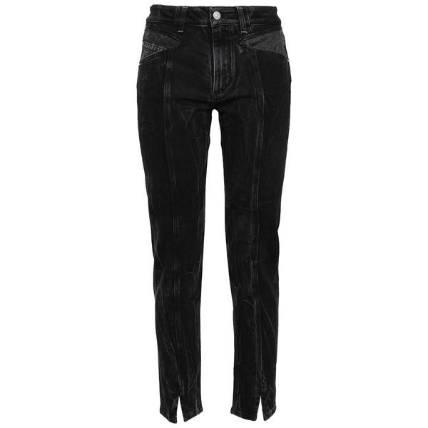 ジバンシー レディース デニム ボトムス Canvas Paneled High Rise Slim Leg Jeans Black Www Legheleggere Com