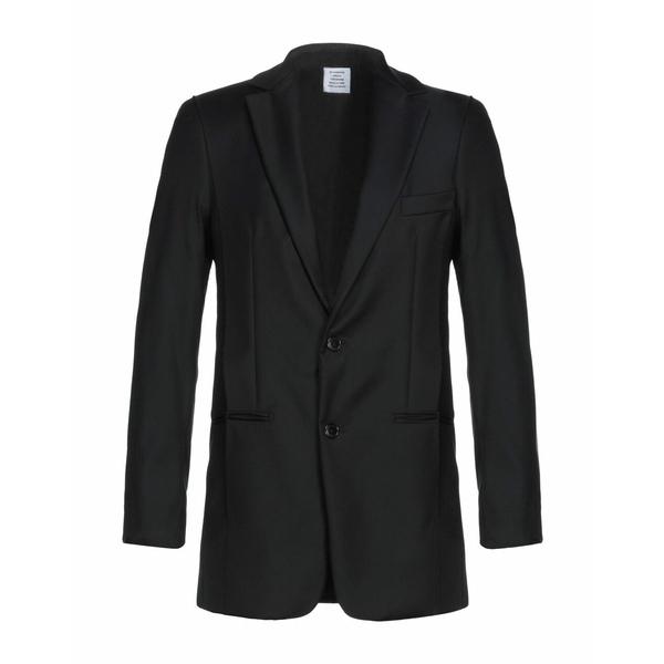 VETEMENTS VETEMENTS ヴェトモン ジャケット＆ブルゾン アウター メンズ Suit jackets Black 
