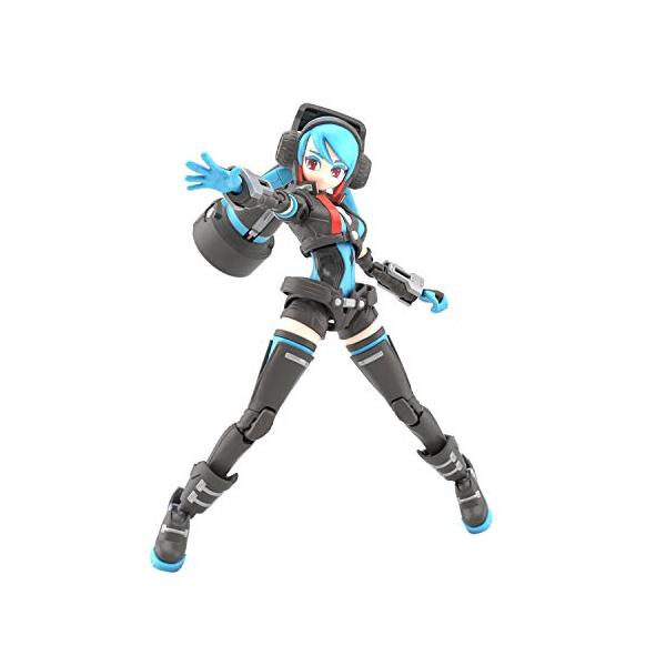 ガールガンレディ レディコマンダーアリス 1/1スケール 色分け済みプラモデル ブルー