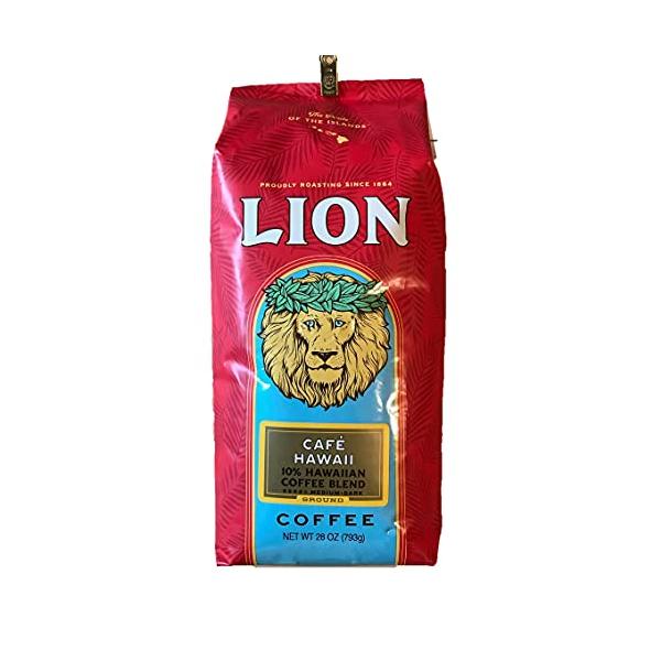 Lion Cofe Hawaii ライオン カフェ ハワイ ミディアム ダーク ロースト コーヒー （粉） 793g