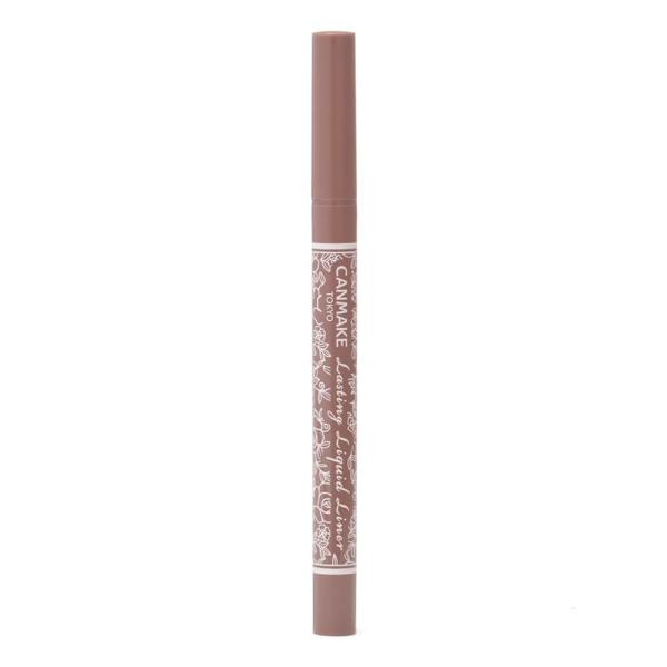 キャンメイク ラスティングリキッドライナー 08 ブラウンマロンジュ 0.5ml リキッドアイライナー 極細筆 速乾 お湯オフ