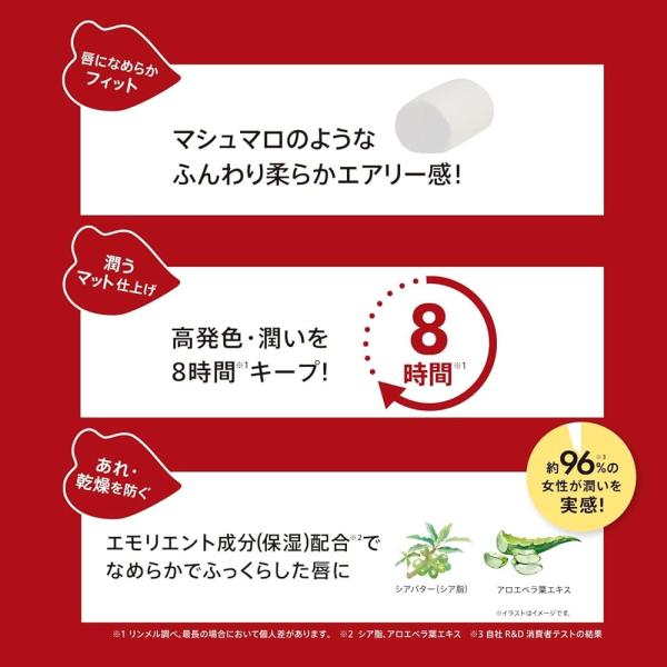 Rimmel (��������) ���X�e�B���O �t�B�j�b�V�� �}�V���}���G�A���[ ���b�v�X�e�B�b�N 002 1�� (x 1) ���i�摜2