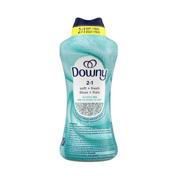 Downy Unstopable 2イン1 ソフト+フレッシュファブリックブースタービーズ 910g -シーサイドスパの香り