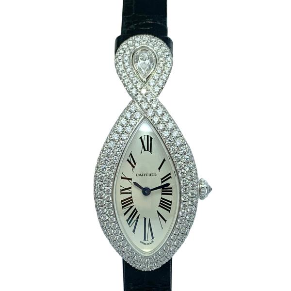 期間限定値下げ Cartier カルティエ Wj Baignoire Crash ベニュワール クラッシュ ホワイトゴールド クォーツ式 レディース J Tiam 通販 Yahoo ショッピング