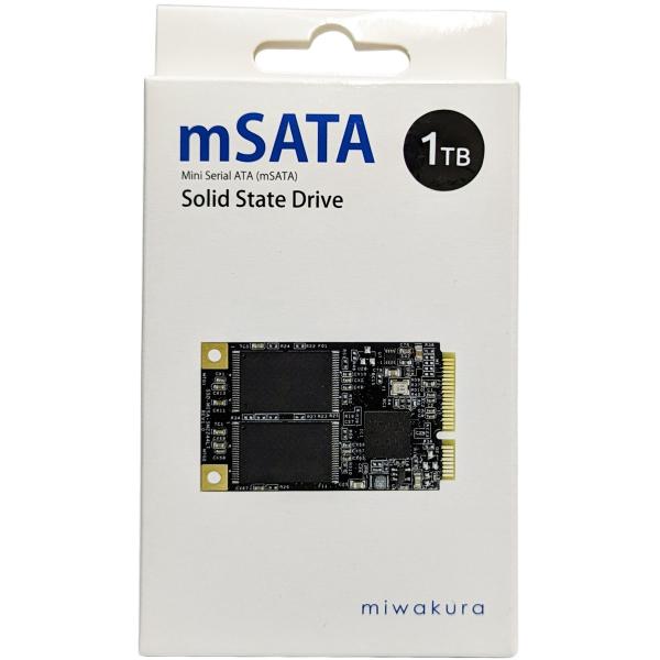 ■容量：1TB■形状：mSATA■インターフェース：SATA 6Gb/s■最大読み込み速度：550MB/s■最大書き込み速度：500MB/s■メーカー保証：3年