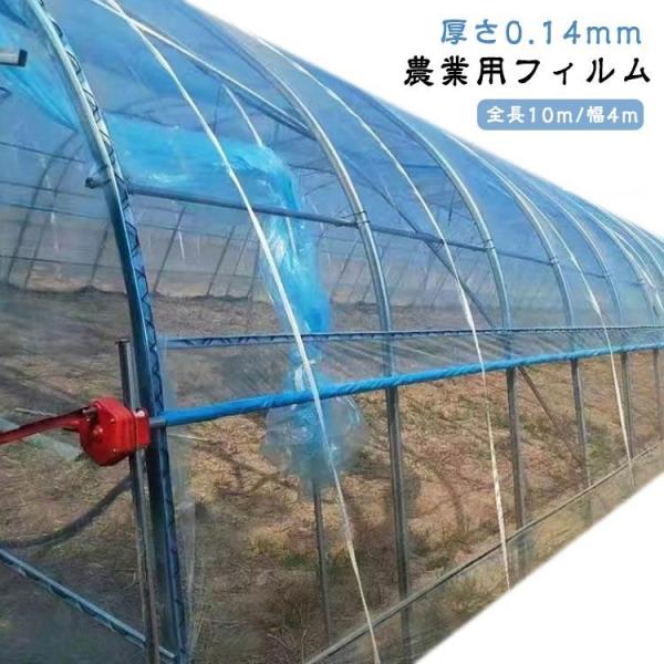 農業用フィルム ビニールハウス ビニールハウス 温室フィルム 家庭菜園 長さ10m フィルム 農業用 幅4m 耐久 透明 農業用フィルム 園芸用品 栽培 トンネルフィル