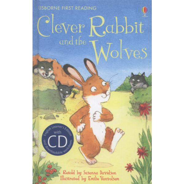 [ハードカバー]CLEVER RABBIT AND THE WOLVES (HB＆CD）/ウサギとオオカミ/多読・名作読み聞かせ