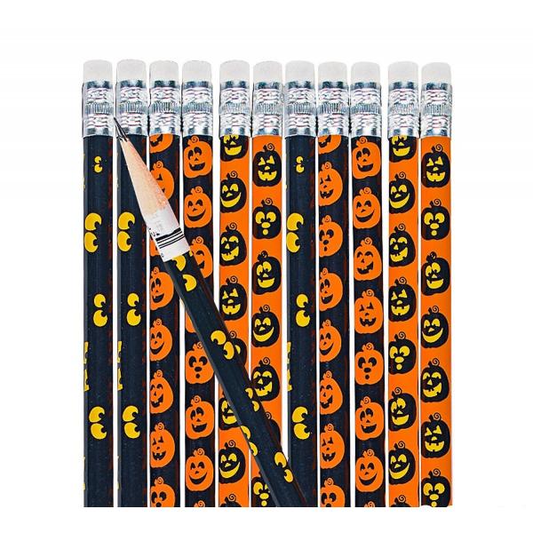 nEBM Spooky Eyes &amp; Jack-Of-Lantern Pencilsi12{j/pvL,ڂ